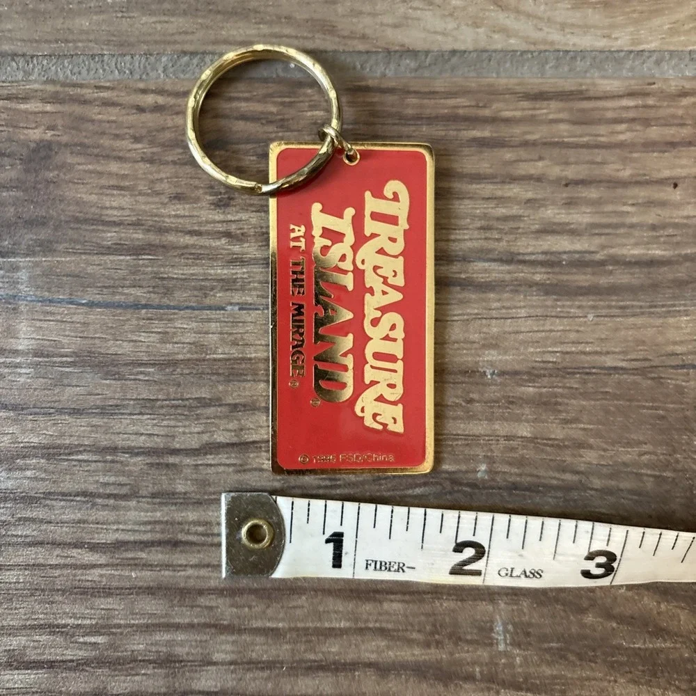 Treasure Island At The Mirage Vintage Pirate Las Vegas Keychain 1995‎ Allison